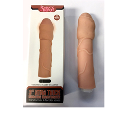 VIP 3 inch Vibrating Penis Extension Uncut